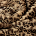 Tan Animal Print, Faux Fur Fabric / Tela de Peluche - 60" Wide