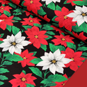 Pascuas de Navidad - Poly/Cotton Print Fabric, 58" Wide