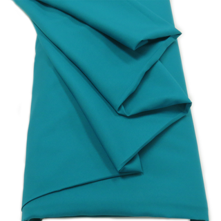 Turquoise, 100% Polyester Crepe de Chine - 58" Wide; 1 Yard