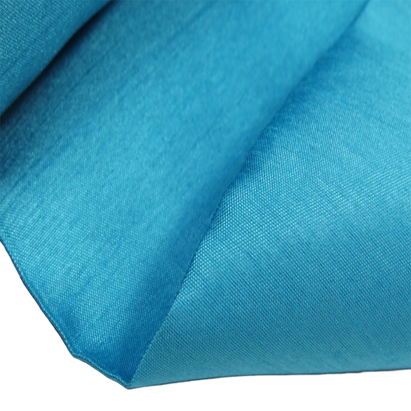 Blue, 100% Textured Polyester Shantung - 118" wide; 1 Yard