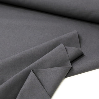Charcoal, 65% Poly 35% Cotton Twill  - 62/64" wide; 1 yard