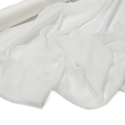 100% Natural Silk Chiffon Fabric, 56" - 58" - White