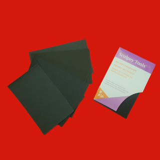 Sculpey Polymer Clay Wet/Dry SandPaper ; 8 pieces