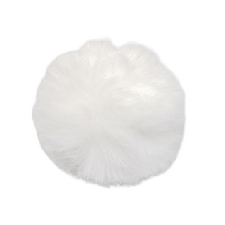 White Pom-Pom; 1 Piece