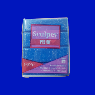Arcilla Polimérica Premo, Azul Glitter, 1 pieza