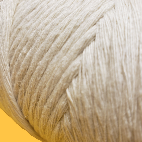 4mm Macrame Cord 100% Cotton, 110 Yards - Natural