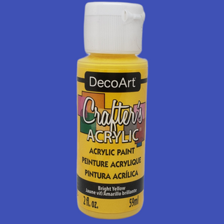 DecoArt Acrylic Paint; Bright Yellow