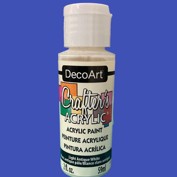 DecoArt Acrylic Paint; Light Antique White