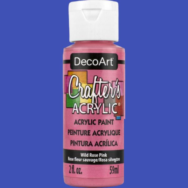 DecoArt Acrylic Paint; Wild Rose Pink
