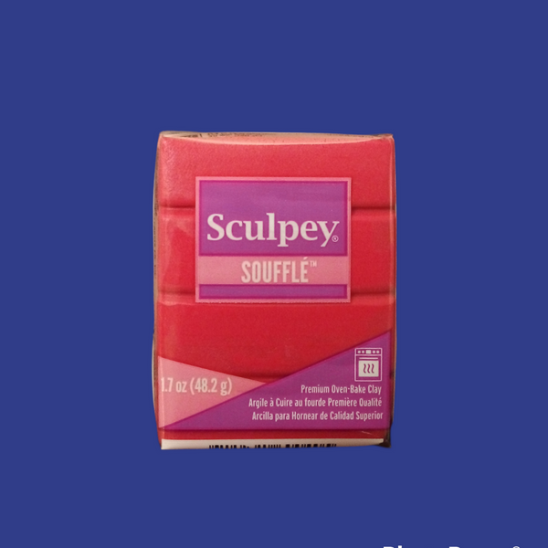 Sculpey Soufflé; Rasberry; 1 piece