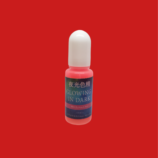 Peach Red Pigment; Glowing in the Dark; 10ML