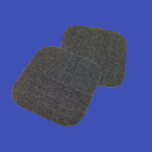 Blue Denim Iron On Patches (2 pieces)