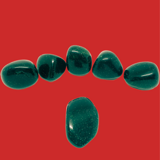 Green Goldstone; 1½'' Aprox; One Piece