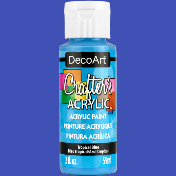 DecoArt Acrylic Paint; Tropical Blue