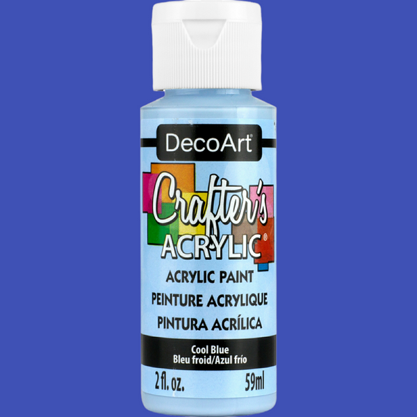 DecoArt Acrylic Paint; Cool Blue