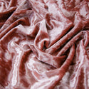 Dusty Rose, 100% Stretch Velvet - 58" wide; 1 Yard
