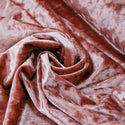Dusty Rose, 100% Stretch Velvet - 58" wide; 1 Yard