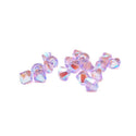 Swarovski Crystal, Bicone, Violet AB 2X, 6mm; 20pcs