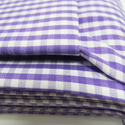 Purple, 100% Polyester Gingham Check 1/8- 58" wide; 1 yard