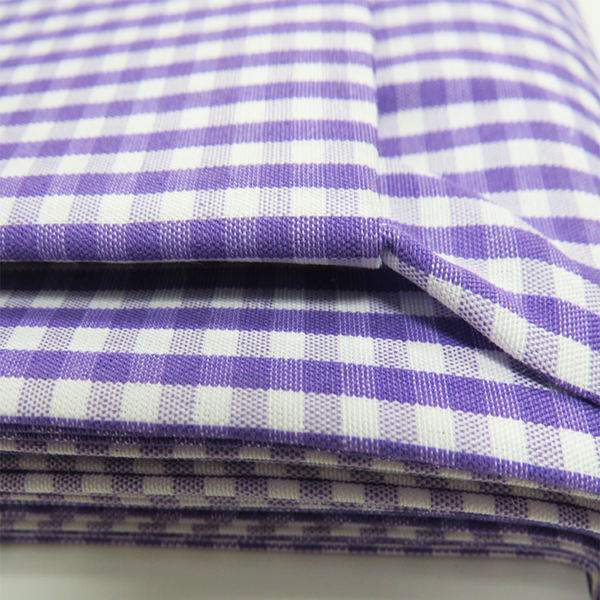 Purple, 100% Polyester Gingham Check 1/8- 58" wide; 1 yard
