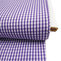 Purple, 100% Polyester Gingham Check 1/8- 58" wide; 1 yard