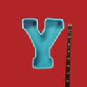 Y - Large Letter Silicone Mold for Resin; Approx. 6"