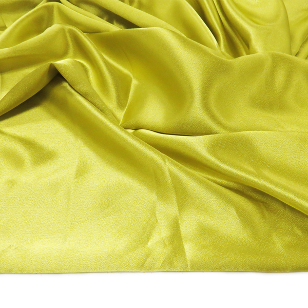Chartreuse, Yellow/Green, 100% Polyester Crepé Back Satin - 58" wide; 1 Yard