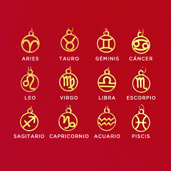 Zodiac Sign Charms - Signos Zodiacales; 1pc