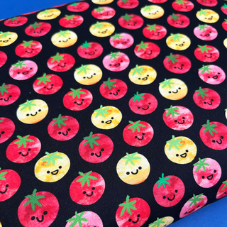 Black Apples- 100% Cotton Print Fabric, 44/45" Wide