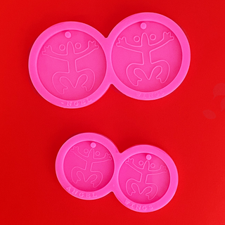 Large Coquí Earrings Silicone Mold for Resin Pendant