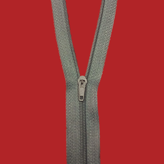 Zipper de nylon de 7"- Gris Oscuro