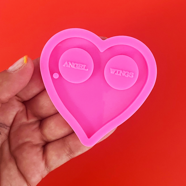 Heart Self Defense Silicone Mold for resin