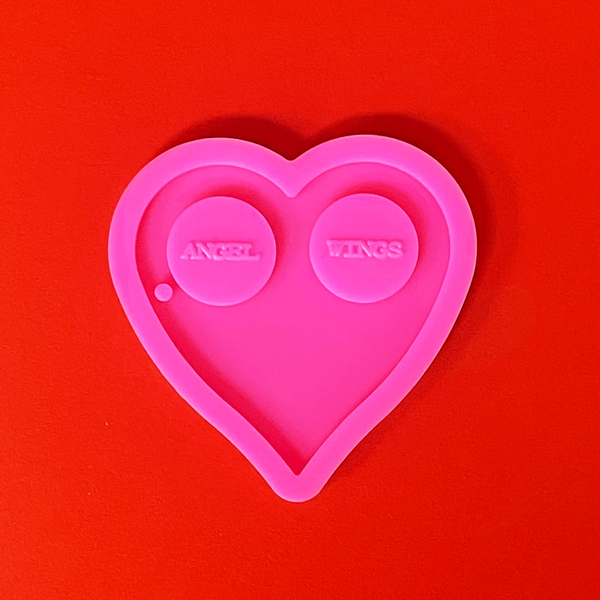 Heart Self Defense Silicone Mold for resin