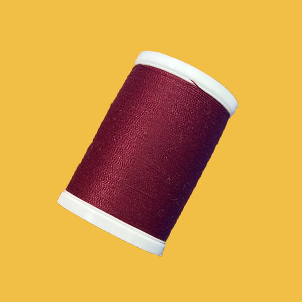 Dual Duty Sewing Thread; All Purpose, Wine/ Hilo de coser color vino