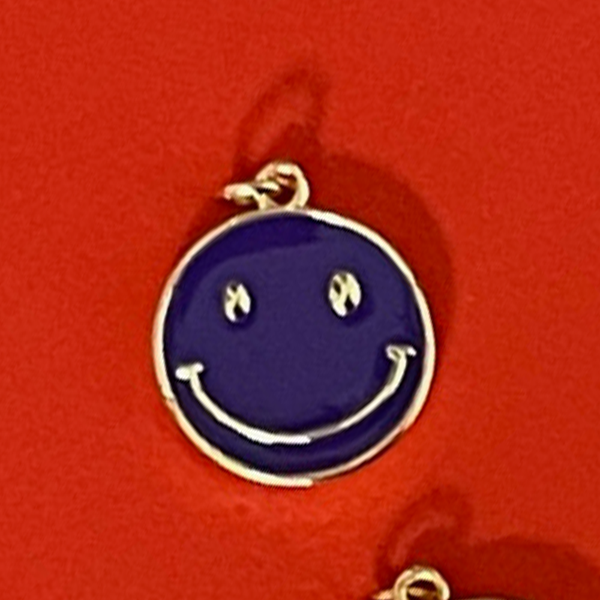 Happy Face Charms - Available in different colors; 1pc