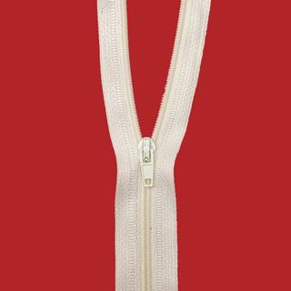 Zipper de nylon de 7"- Off White