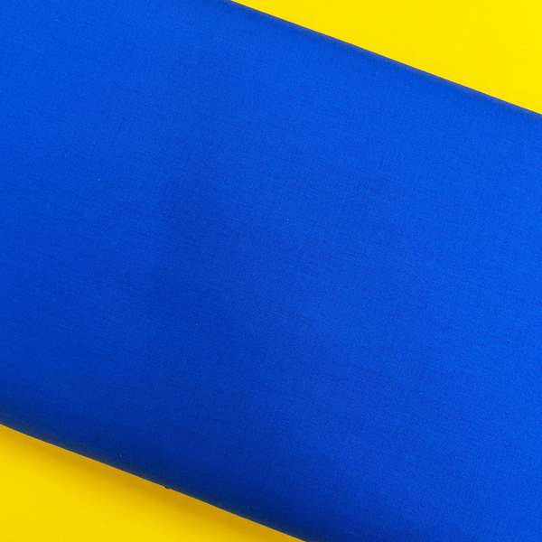 Royal Blue / KONA cotton- 100% Cotton Print Fabric, 44/45" Wide
