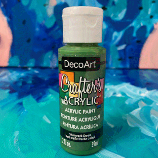 DecoArt Acrylic Paint; Shamrock Green