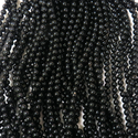 Black Agate, 6mm - 1 strand