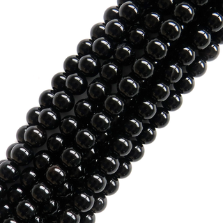 Black Agate, 12mm - 1 strand