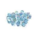 Swarovski Crystal, Bicone, 8MM - Aquamarine AB; 20pcs