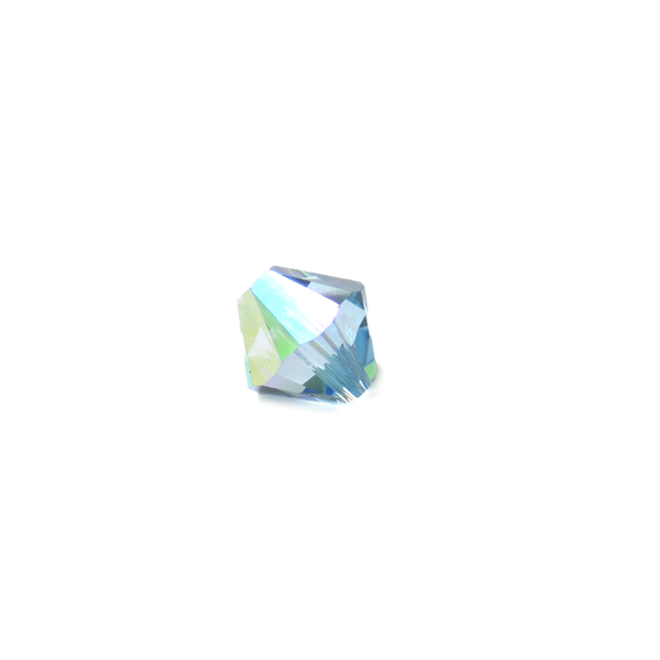 Swarovski Crystal, Bicone, 8MM - Aquamarine AB; 20pcs