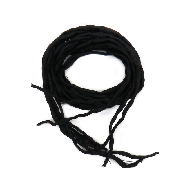 Silk Cord, Black, 39" Long; 1 piece