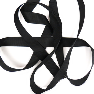 Black- Grosgrain Ribbon, 3/4"- 1 Yard