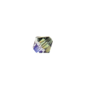 Swarovski Crystal, Bicone, 8MM - Black Diamond AB; 20pcs