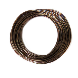 Aluminum Wire, Bronze, 2mm, 5 yard roll; 1 roll