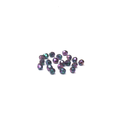 Purple  Irish, Round Faceted Fire Polished Beads-6mm; 20 pcs