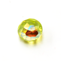 Lime AB, Round Faceted Fire Polished Beads- 12mm; 20pcs