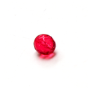 Ruby, Round Faceted Fire Polished Beads- 10mm; 20pcs