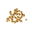 Crimp Cover, Gold Plated; Brass-4mm; 50pcs